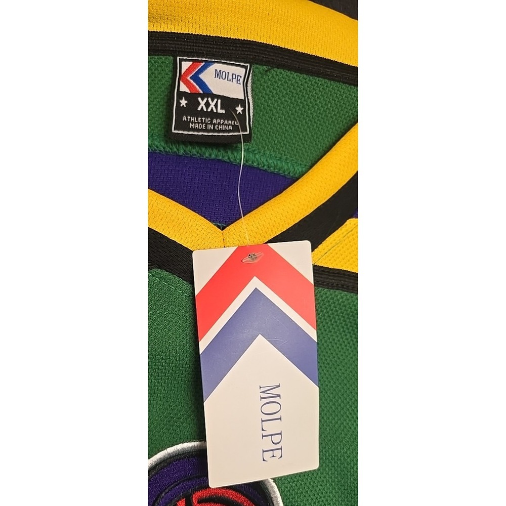 The Mighty Ducks Hockey Jersey #66 Gordon Bombay Size XXL Athletic - Picture 7 of 9